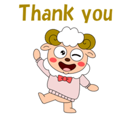 Conversation with sheep English sticker #5331059