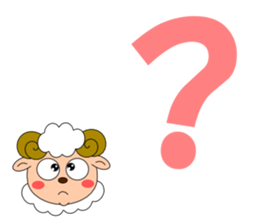 Conversation with sheep English sticker #5331066