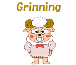 Conversation with sheep English sticker #5331079