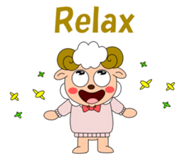 Conversation with sheep English sticker #5331082