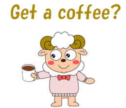 Conversation with sheep English sticker #5331087