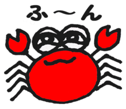 cute crabs sticker #5331569