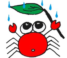 cute crabs sticker #5331585