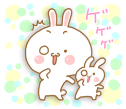 Warm fuzzy bunny sticker #5331720