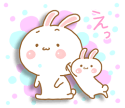 Warm fuzzy bunny sticker #5331722