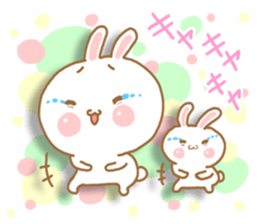 Warm fuzzy bunny sticker #5331723