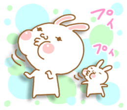 Warm fuzzy bunny sticker #5331727