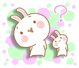 Warm fuzzy bunny sticker #5331734