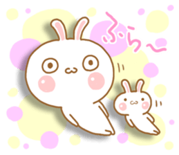 Warm fuzzy bunny sticker #5331747