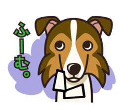 iinu - Shetland Sheepdog sticker #5332109