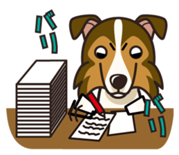 iinu - Shetland Sheepdog sticker #5332116