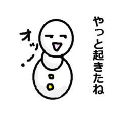 he is not snowman sticker #5333141