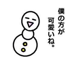 he is not snowman sticker #5333145
