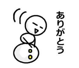 he is not snowman sticker #5333146