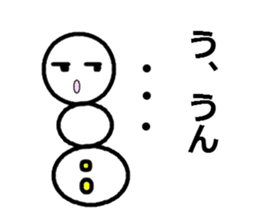 he is not snowman sticker #5333147