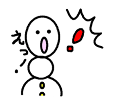 he is not snowman sticker #5333154