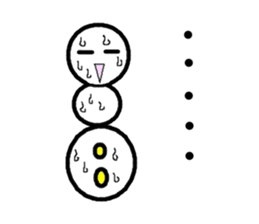 he is not snowman sticker #5333162