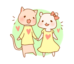 My Sleepy Cat & Chubby Bear sticker #5333233