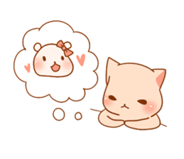 My Sleepy Cat & Chubby Bear sticker #5333234