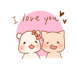 My Sleepy Cat & Chubby Bear sticker #5333237