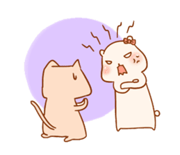 My Sleepy Cat & Chubby Bear sticker #5333242