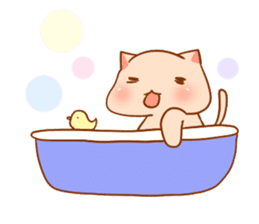 My Sleepy Cat & Chubby Bear sticker #5333257