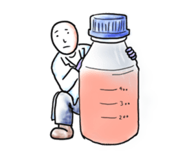 Days of a life scientist sticker #5333425