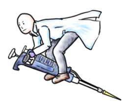 Days of a life scientist sticker #5333456