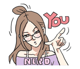 AsB - Nerd Girls Vol.1 (I'M a Nerd) sticker #5333742