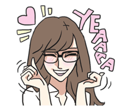 AsB - Nerd Girls Vol.1 (I'M a Nerd) sticker #5333756