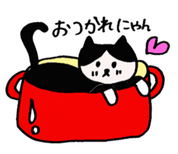 Cat in the pot sticker #5333906
