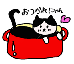 Cat in the pot sticker #5333906