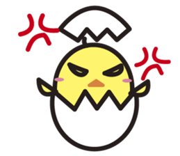 Daily daily life of the boiled egg sticker #5334262