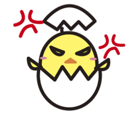 Daily daily life of the boiled egg sticker #5334262