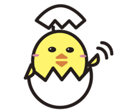 Daily daily life of the boiled egg sticker #5334266