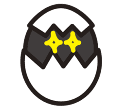Daily daily life of the boiled egg sticker #5334267