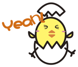 Daily daily life of the boiled egg sticker #5334269