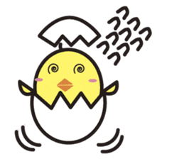 Daily daily life of the boiled egg sticker #5334274