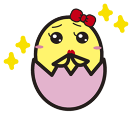 Daily daily life of the boiled egg sticker #5334275