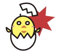 Daily daily life of the boiled egg sticker #5334280