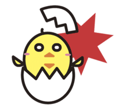 Daily daily life of the boiled egg sticker #5334280