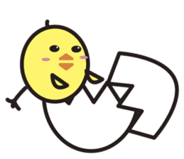 Daily daily life of the boiled egg sticker #5334285