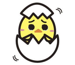 Daily daily life of the boiled egg sticker #5334287