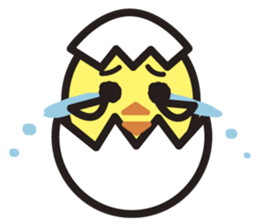 Daily daily life of the boiled egg sticker #5334288