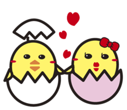 Daily daily life of the boiled egg sticker #5334295