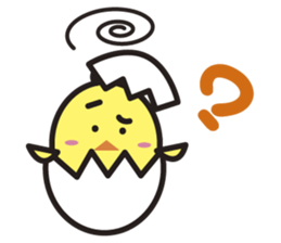 Daily daily life of the boiled egg sticker #5334299