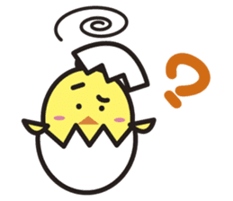 Daily daily life of the boiled egg sticker #5334299