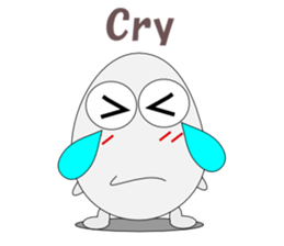 Conversation with eggs English sticker #5334710