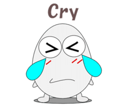 Conversation with eggs English sticker #5334710