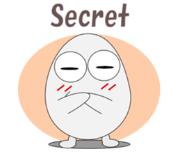 Conversation with eggs English sticker #5334715